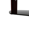 Tansole 22 in. Walnut TV Stand with 3 Tier Storage Space Fits TV's Up To 65 in.