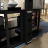 Tansole 22 in. Walnut TV Stand with 3 Tier Storage Space Fits TV's Up To 65 in.