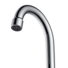 4 in. Double Handle Centerset Double Handle Bathroom Faucet with Drain Kit Included