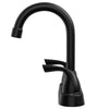 4 in. Double Handle Centerset Double Handle Bathroom Faucet with Drain Kit Included