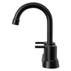 4 in. Double Handle Centerset Double Handle Bathroom Faucet with Drain Kit Included