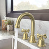 Widespread Bathroom Faucet with Drain Kit Included