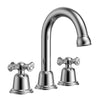 Widespread Bathroom Faucet with Drain Kit Included