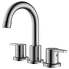 Widespread Bathroom Faucet with Drain Kit Included
