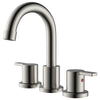 Widespread Bathroom Faucet with Drain Kit Included