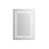Ontario 24 in. W x 32 in. H Rectangular Silver Aluminum Recessed or Surface Mount LED Mirror Medicine Cabinet