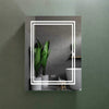 Ontario 24 in. W x 32 in. H Rectangular Silver Aluminum Recessed or Surface Mount LED Mirror Medicine Cabinet