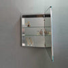Ontario 24 in. W x 32 in. H Rectangular Silver Aluminum Recessed or Surface Mount LED Mirror Medicine Cabinet