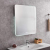 Michigan Rectangular Frameless Anti-Fog Wall Bathroom LED Vanity Mirror in Silver