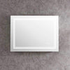 Victoria Rectangular Frameless Anti-Fog Wall Bathroom LED Vanity Mirror in Silver