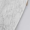 Castello 43" x 12" Rectangular Italian Carrara White Marble Console Table with Shelf