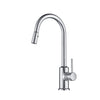 Brighton Kitchen Faucet w/ Spray Head Gooseneck Chrome Single Lever Mixer