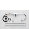 Brighton Kitchen Faucet w/ Spray Head Gooseneck Chrome Single Lever Mixer