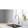 Brighton Kitchen Faucet w/ Spray Head Gooseneck Chrome Single Lever Mixer