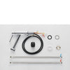 Metrolux Kitchen Faucet Set Chrome Single-Lever Mixer w/ Spray Head
