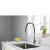 Vallant Kitchen Faucet w/ Spray Head Gooseneck Single Lever Mixer in Chrome